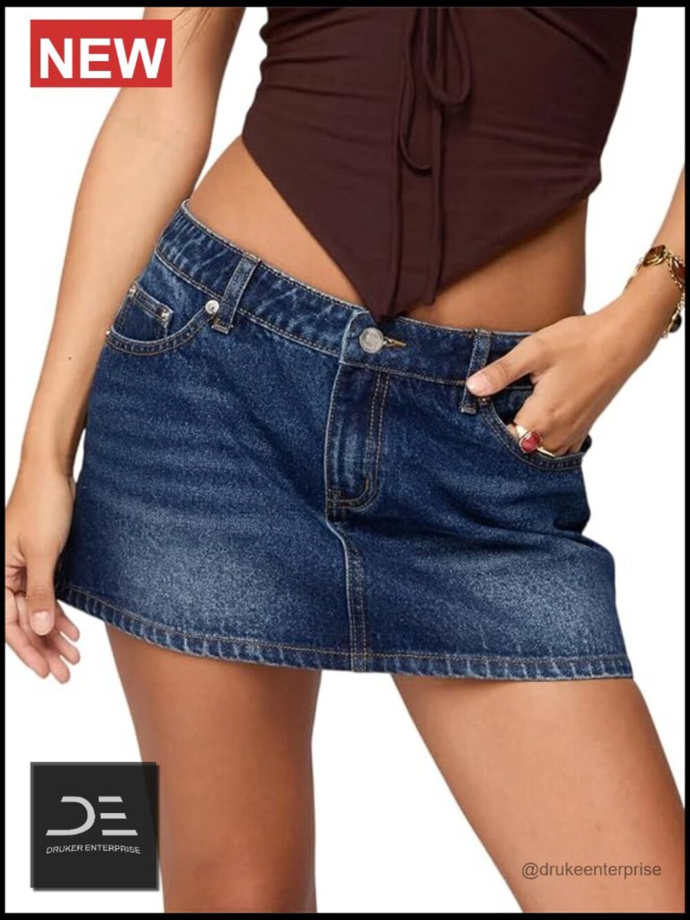 Stretchy Mini Skort with Shorts Side Slit 2026 Sports Daily Going Out